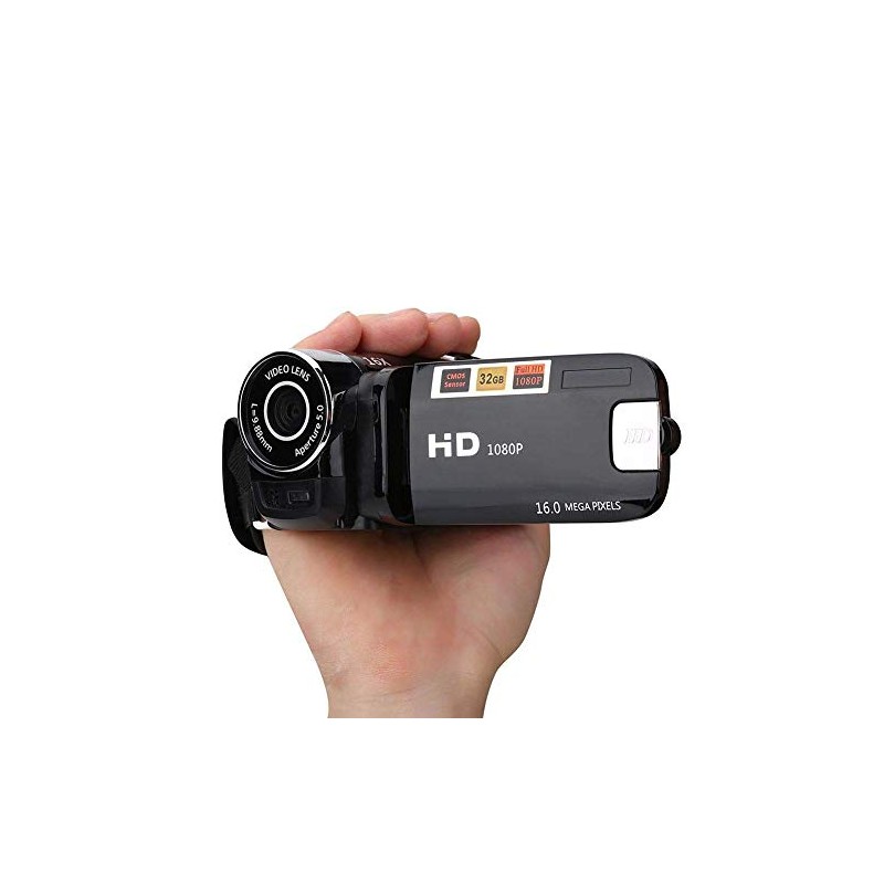 Goshyda Digital Camcorder Portable 2.7 Inch 270° Rotation 16X Digital