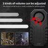 KCMYTONER 113db Loud Bicycle Alarm System Anti Theft,Vibration Sensing Bike