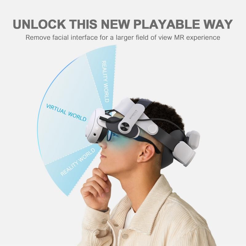 BOBOVR M3 Pro VR Battery Head Strap - Magnetic Quick-Swap