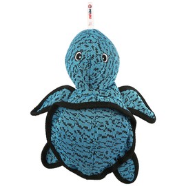 Petlou Squeaky Dog Toys Plush Dog Toys with Mulit-Colour and Size (Ocean Blue, 11 Inch)