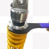 4Pcs Universal Coilover Spanner Wrench Set, Shock Wrench Adjustable Spanners