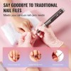Portable Electric Nail Drill 30000Rpm Brushless Motor Rechargeable US Plastic