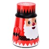 Christmas Candy Iron Box Roly Poly Design Santa Claus Snowman