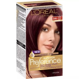 L'Oréal NEW L'Oréal Superior Preference  Fade Defying Color 5MM Medium Mahogany Brown