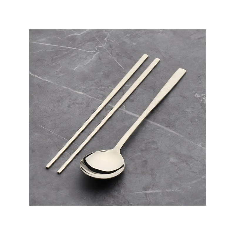 Bloom at Home Titanium Laser-Glazed Arabesque 5-Piece Cutlery Set (27