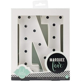 American Crafts Heidi Swapp Marquee Love Letters, Numbers and Shapes 8.5-inch, N, paper