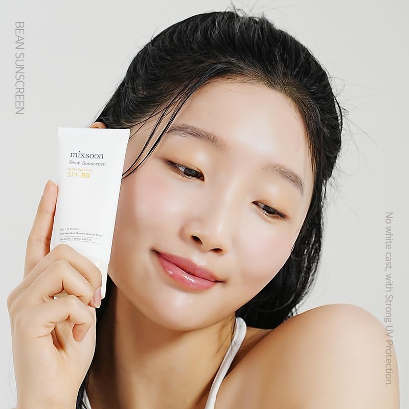 mixsoon Bean Sunscreen-Lightweight Airy Texture SPF 50 Korean Sunscreen for