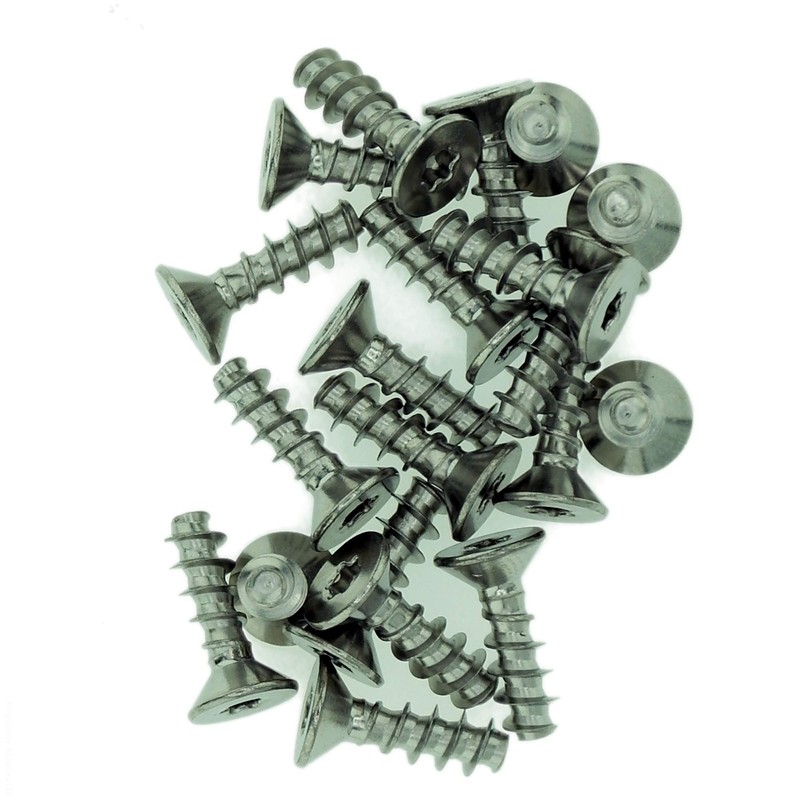 D3 (3mm x 10mm) TX Countersunk Screws for Plastic -