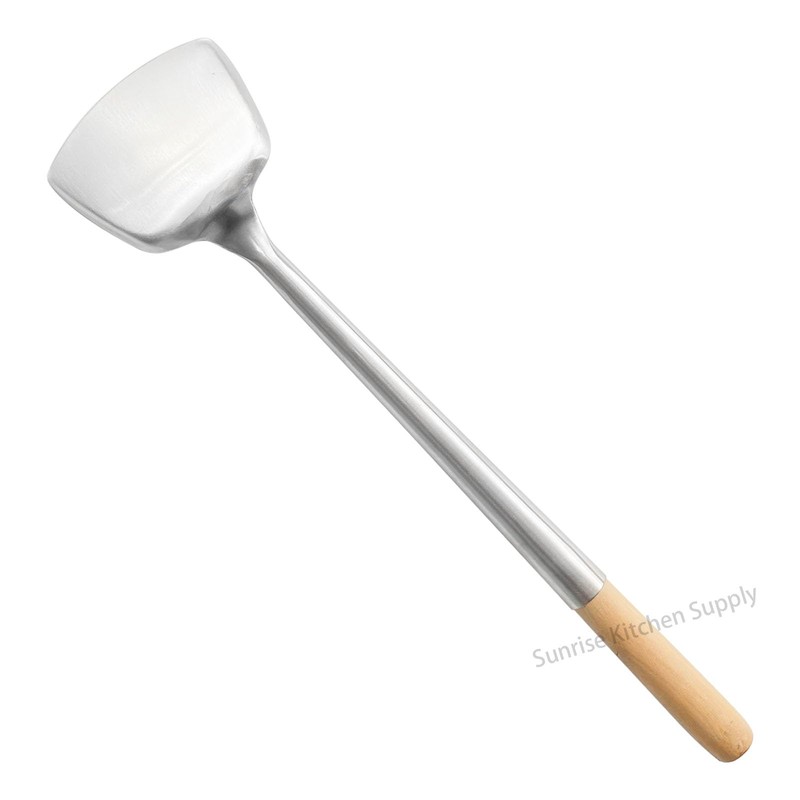Sunrise Kitchen Supply Commercial Grade Wok Spatula (Shovel 15.50" (#3))