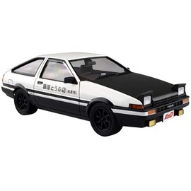 Aoshima Bunka Kyozai Initial D No. 1 Takumi Fujiwara AE86 Trueno Project D Specification 1/24 Scale Plastic Model