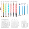 Mandala Dotting Tools,Augshy 58PCS Dot Painting Tools Set Rock Painting