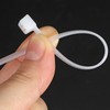 uxcell 4 Inch White Zip Ties, 500 Pcs Cable Ties