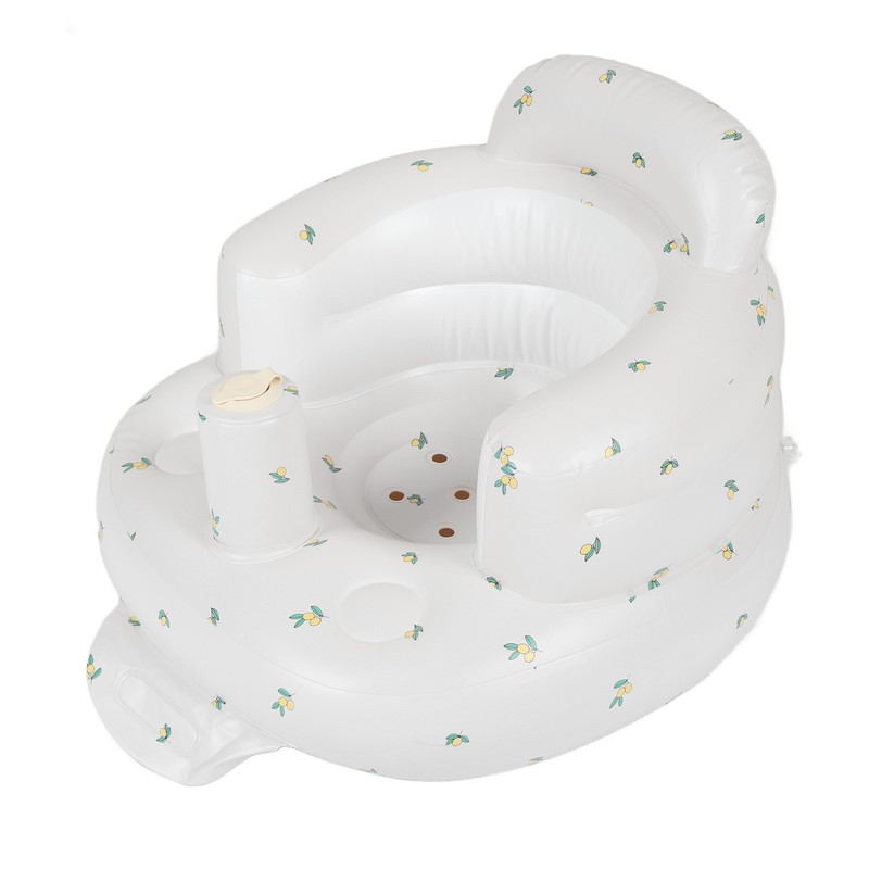 Baby Inflatable Seat Adjustable Protection PVC Cartoon Infant Support Inflatable