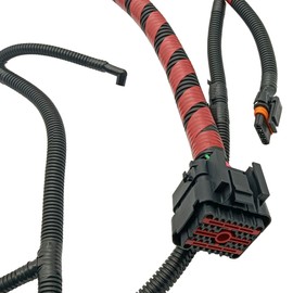 PartsFlow Engine Wiring Harness for Ford F250 F350 F-Super Duty 1994 1995 1996 7.3L S/D Direct Injected Turbo Diesel, Car Wire Harness Replace# F6TZ9A451F