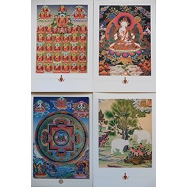 Buddhist Postcards Set of 4 Postcards (Set-2)