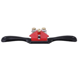 Acouto - Cepilladora de mano ajustable de carpintería, 9 pulgadas, hierro y acero superiores, incluye 1 radio de avión