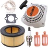 Pull Start Starter Rewind Recoil Assembly with Air Filter Fuel