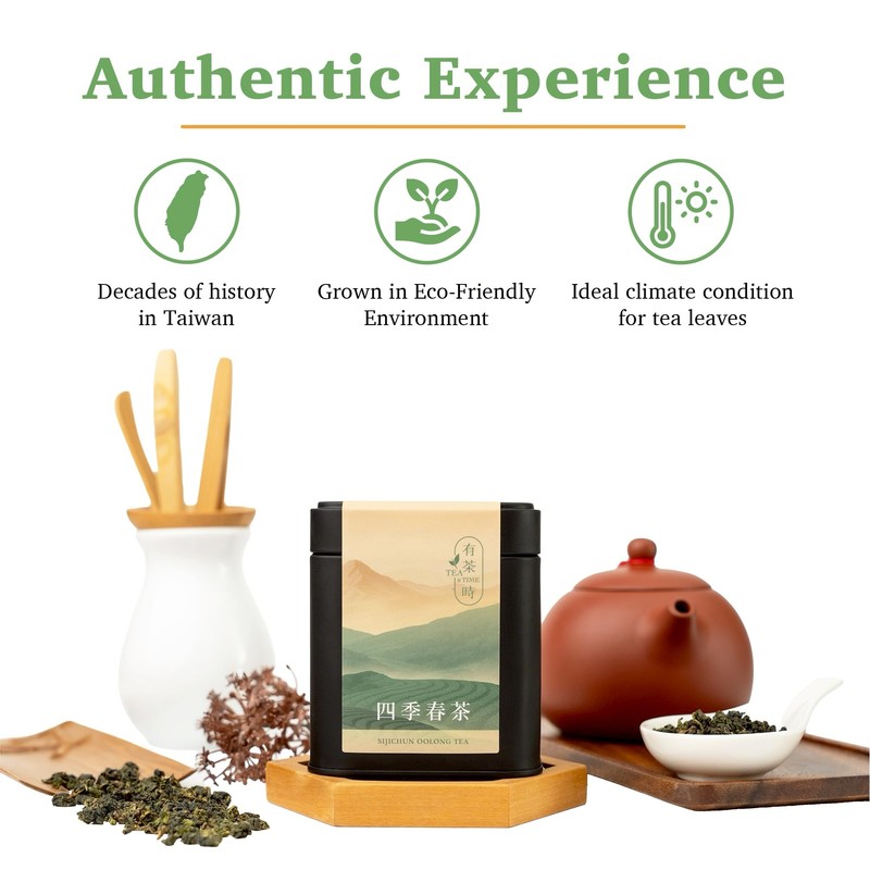 TEA & TIME Oolong Tea Loose Leaf – Four Seasons