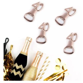 Morelegant 6 Pcs Rose Gold 40 Birthday Party/Annivers