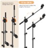 Ramzi Mic Stand,6 In 1 Microphone Stand Floor Boom Mic
