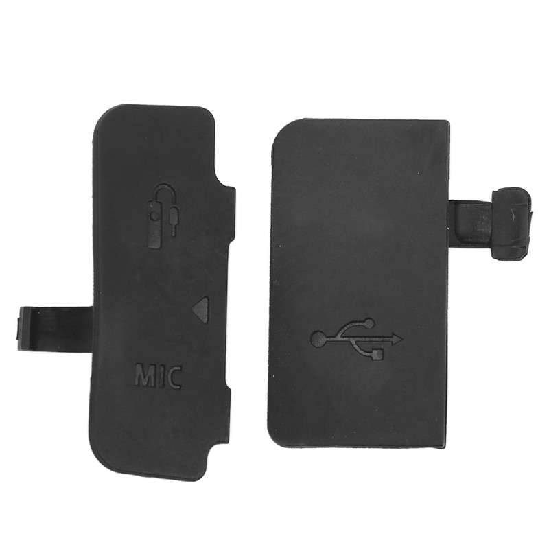 2PCS Digital Camera MIC Interface Door Cover Rubber Camera Repair