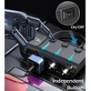 8 in 1Cigarette Lighter Splitter,LIHAN 3 Expander Socket Car Charger