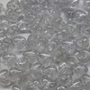 Heart Beads Silver Glitter Sparkle Large Pony Beads Pk/50 Made
