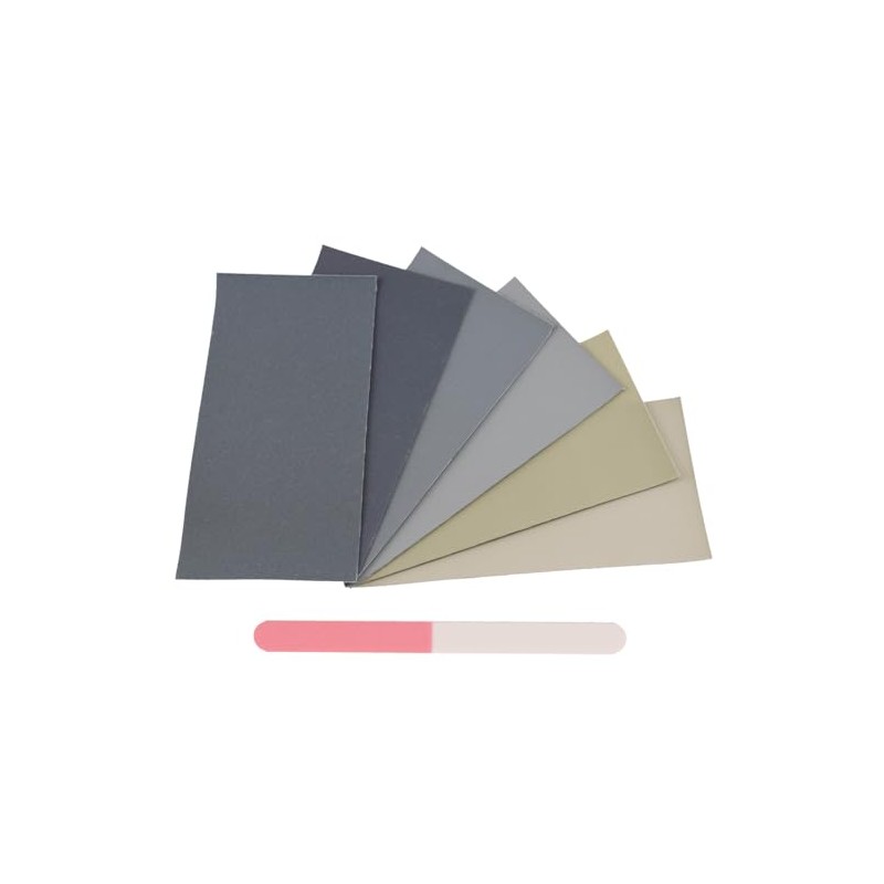 Micro-Mesh Abrasive Polishing Cloth Kit, 6 Sheets of 6"x3" Regular