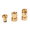 U.S. Solid 3 Pack Garden Hose Quick Connector Set in