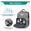 Lostrain Mochila Para Pañales Mochila Bebés Plegable Gran Capacidad