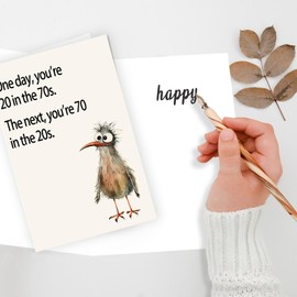 Zyulin 70th Birthday Card, Gifts for 70 Year Old Dad Mom, 70th Birthday Gifts for Men Women