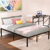 Elephance 18 Inch Queen Bed Frame with Storage Space No