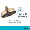 ENKI R35 150mm Traditional Fixed Small Shower Head - Antique