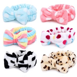 Headband for Washing Face, Makeup Headband, CASOTY 6 Pcs Spa Headband for Women