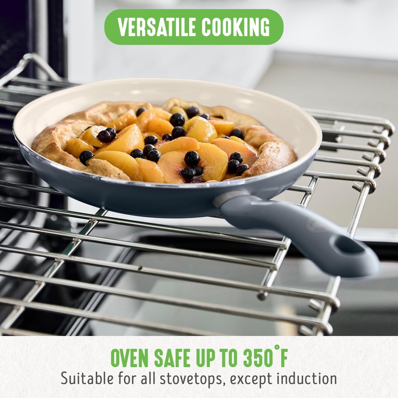 GreenLife Non Stick Fry Pan Set (7" & 10"), Non-Toxic