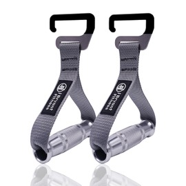 J Bryant Fitness Resistance Band Heavy Duty Metal Gym Handles Stainless Steel Large Size Hook for Wide Pull Up and Resistance Band Training Home Workout Fitness Equipment