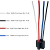 irhapsody 4-pin 40/30AMP 12V Relay Kit, Spst 12-volt 2-pack Automotive