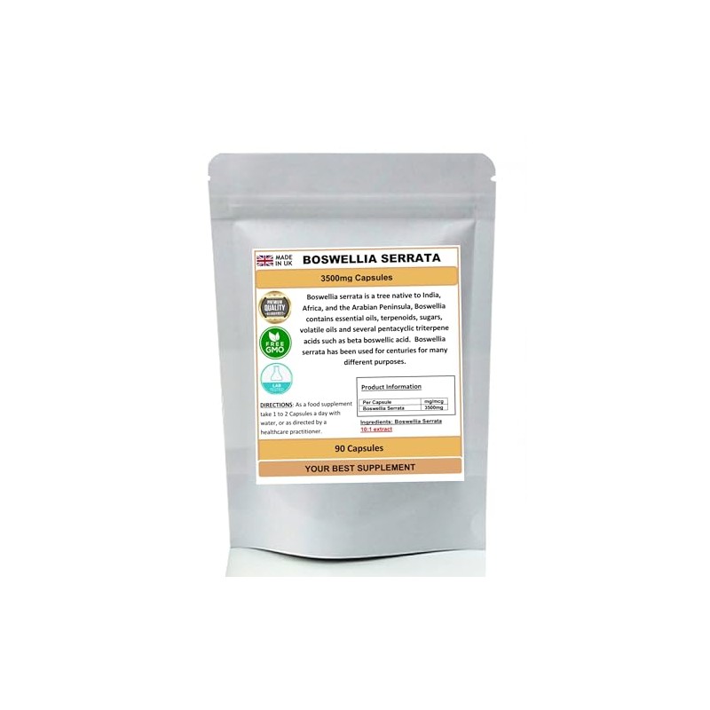 Boswellia Serrata Extract Capsules 3500mg (High Strength) (90)