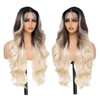FABÉLLE Soft Blonde Lace Wig 20 Inch with Waves Baby