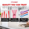 Chef Craft Premium Silicone Wire Cooking Whisk, 10.5 inch, Pink