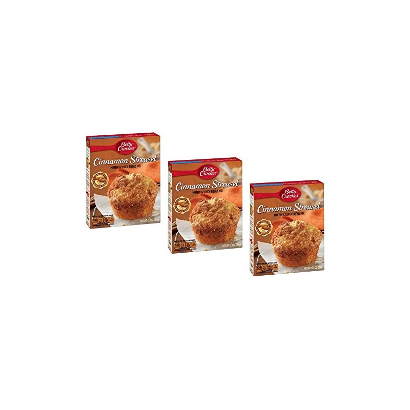 Betty Crocker Muffin & Quick Bread Mix Cinnamon Streusel 13.9