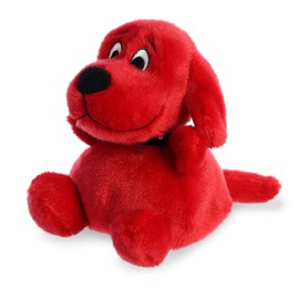 Aurora® Playful Clifford® Palm Pal™ Clifford Stuffed Animal - Childhood Nostalgia - Lasting Companionship - Red 5 Inches