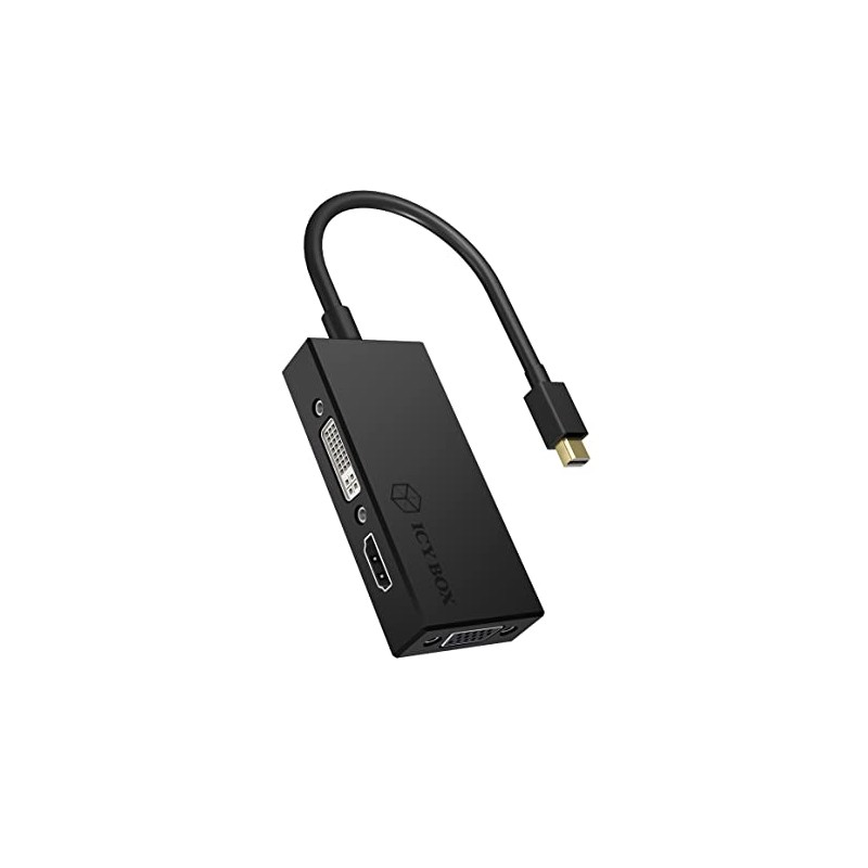 ICY BOX IB-AC1031 3-in-1 adapter display port plug for HDMI