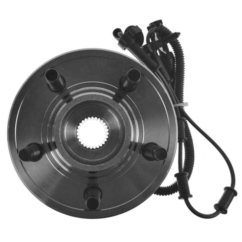 TRQ Front Wheel Hub & Bearing Pair w/ 30mm Socket