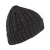 Jaxon & James Cable Knit Cuffed Beanie Hat - Dark