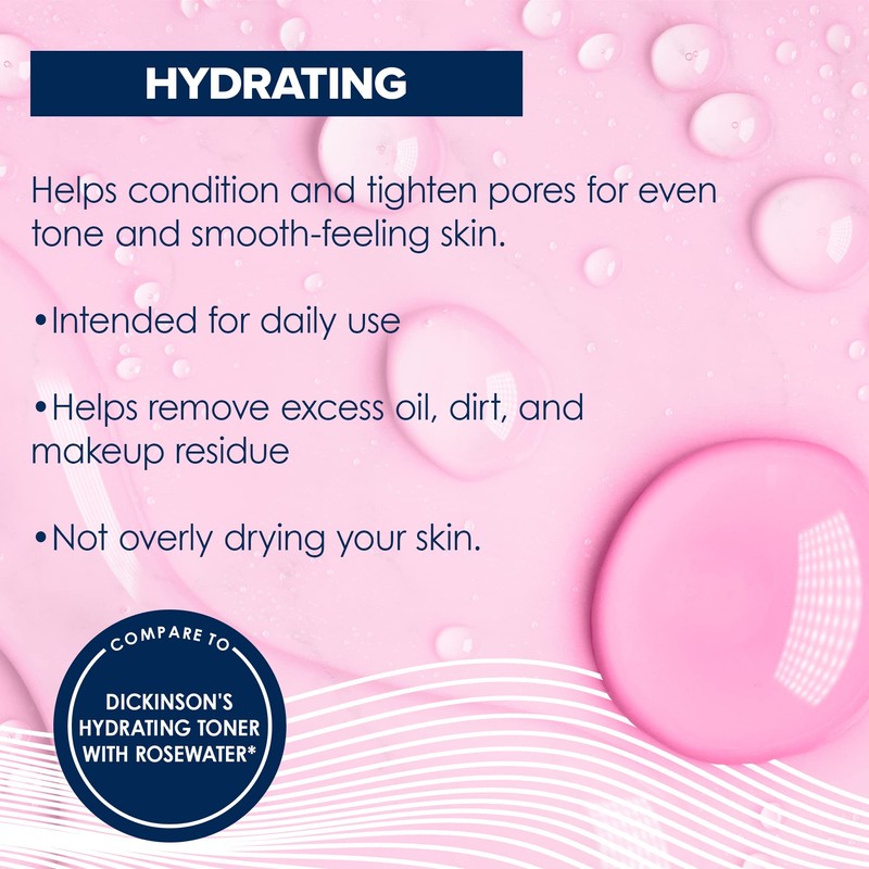 True+Real Rose Water Hydrating Toner, 16 oz