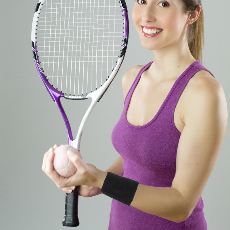 Healvian 3pairs Sports Wrist Bands for Running Basketball and Football