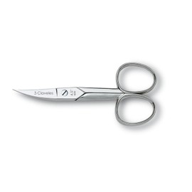 3 Claveles Nail Scissors Nickel-Plated 4.5. "
