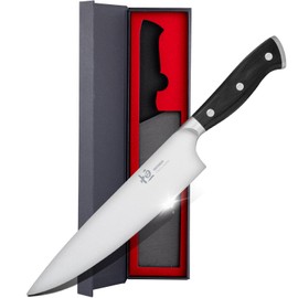 GAIFONGRE Chef Knife, 8-Inch High Carbon Stainless Steel Sharp Kitchen Knife with Ergonomic Handle, Professional Cooking Knife with Luxury Gift Box for Family & Restaurant