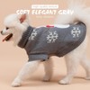 BINGPET Dog Sweater,Turtleneck Thick Pullover Small Dog Sweaters,Cute Snowman Embroidered